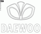 Logo of Daewoo, car brand of South Korea