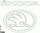 Logo of Škoda Auto, car brand of Czech Republic