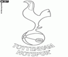 Badge of Tottenham Hotspur F.C.. Football club from Tottenham with the nickname of Spurs