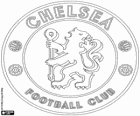 Badge of Chelsea F.C.. Soccer club from Fulham, London. Also known as the blues, The Blues