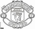 Manchester United F.C. logo. Football Club based in Old Trafford, Manchester. Known as the red devils, The Red Devils