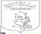Logo of Virtus Entella. Football team of the city of Chiavari, Liguria