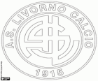 Emblem of A.S. Livorno Calcio. Football Club based in Livorno, city in Tuscany