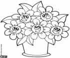 Flowers in a flowerpot