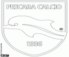 Badge of Delfino Pescara 1936. Soccer club based in the city of Pescara, Abruzzo