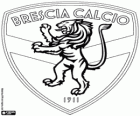 Badge of Brescia Calcio. Soccer club from Brescia, city in Lombardy
