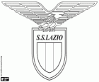 Badge of SS Lazio. Sports club based in Rome, capital of Lazio