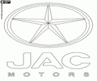 Logo of JAC Motors. Brand of automobiles, public company in China