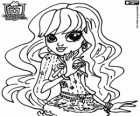 Twyla, daughter of the bogeyman. Twyla, character of Monster High