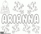 Arianna, name origin Greek, variant of Ariadne. Its meaning is very pure