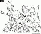 All the characters of Jelly Jamm