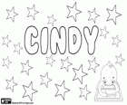Cindy, diminutive of Cynthia. Name of Greek origin, Kynthia