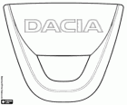 Logo of Dacia, automobile brand of Romania