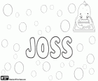Joss, name of Germanic origin. It is also a variant of Jocelyn