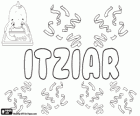 Itziar, name of Basque origin, derived from Our Lady of Itziar