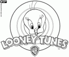 The presentation logo of Looney Tunes with Tweety