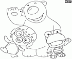 Three friends, Pororo, Poby and Crong