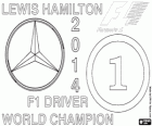 Lewis Hamilton, F1 world champion 2014 with Mercedes