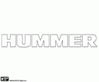 Logo of Hummer, SUV automobiles brand in the United States