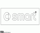 Logo of Smart, German brand of small cars