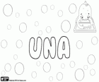 Una, name of Latin origin, its meaning is one. Una, name of Gaelic origin