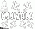 Ujjwala, name of Indian origin. Its meaning is bright