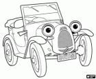 Brum, the protagonist of the adventures is a hero car, an Austin 7 of the 1920's decade