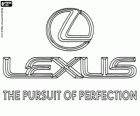Logo of Lexus, Japanese luxury car brand