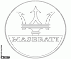 Logo of Maserati, Italian brand of luxury cars
