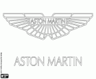 Logo of Aston Martin, British manufacturer of luxury sports cars