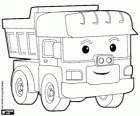 Dumpoo, a dump truck in Broom's Town, Robocar Poli