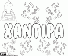 Xantipa, name of Greek origin, derived from the Greek name Xhanthippe. Its meaning is blonde