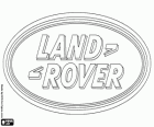 Logo of Land Rover, British brand of 4x4 automobiles, four-wheel drive