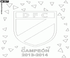 Danubio FC, champion First Division of football in Uruguay 2013-2014