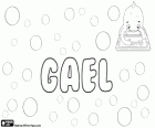 Gael, name of breton origin. Gael is the abbreviated form of Gwenael, Gwennael and Gwenhael