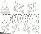Hendryk, name of Germanic origin. Variant of Hendrik, name in German, Dutch and Estonian which corresponds to Henry