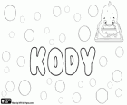 Kody, name for boy and girl. Variant of Cody. Name of English origin