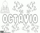 Octavio, name of Latin origin. Derived from the Latin name, Octavius. Its original meaning is the eighth son