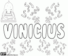 Vinicius, Portuguese name of Latin origin. Identical to the Latin name, Vinicius. Possibly derived from the Latin vinum, wine