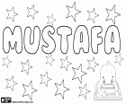 Mustafa, Arabic name. Its meaning is the chosen one. It is a very common male name in Muslim countries in its various forms Mustafa or Mustapha, Mostafa or Mostapha, Moustafa or Moustapha