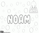 Noam, name of Hebrew origin. Is the masculine form of the Hebrew name No'omi, Naomi or Noemi