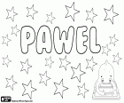 Pawel, male name. Pawel is the Polish name which corresponds to Paul