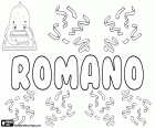 Romano, male name of Latin origin. Derivative of Romanus, its meaning is originally from Rome