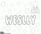 Weslly, name of unknown origin. Seems to be a variant of Wesley