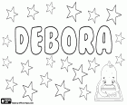 Debora, name of Hebrew origin, used in many languages for girls. Derived from Deborah, a Biblical name