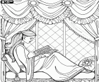 Leonora, the young princess is very fond of reading. The Princess spends long hours reading books next to the window