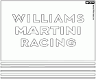 Logo of Formula 1 team, Williams Martini Racing