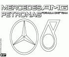Logo of AMG Mercedes Petronas F1 Team, team of Formula 1