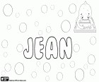 Jean, name of Hebrew origin. Jean, French masculine name which corresponds to John