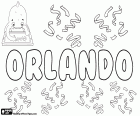 Orlando, name of Germanic origin. It has the same origin as Rolando, Hrodland. Its meaning is who gives glory to the homeland